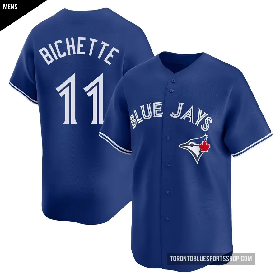 Men's Toronto Blue Jays ＃11 Bo Bichette Limited Royal Alternate Jersey