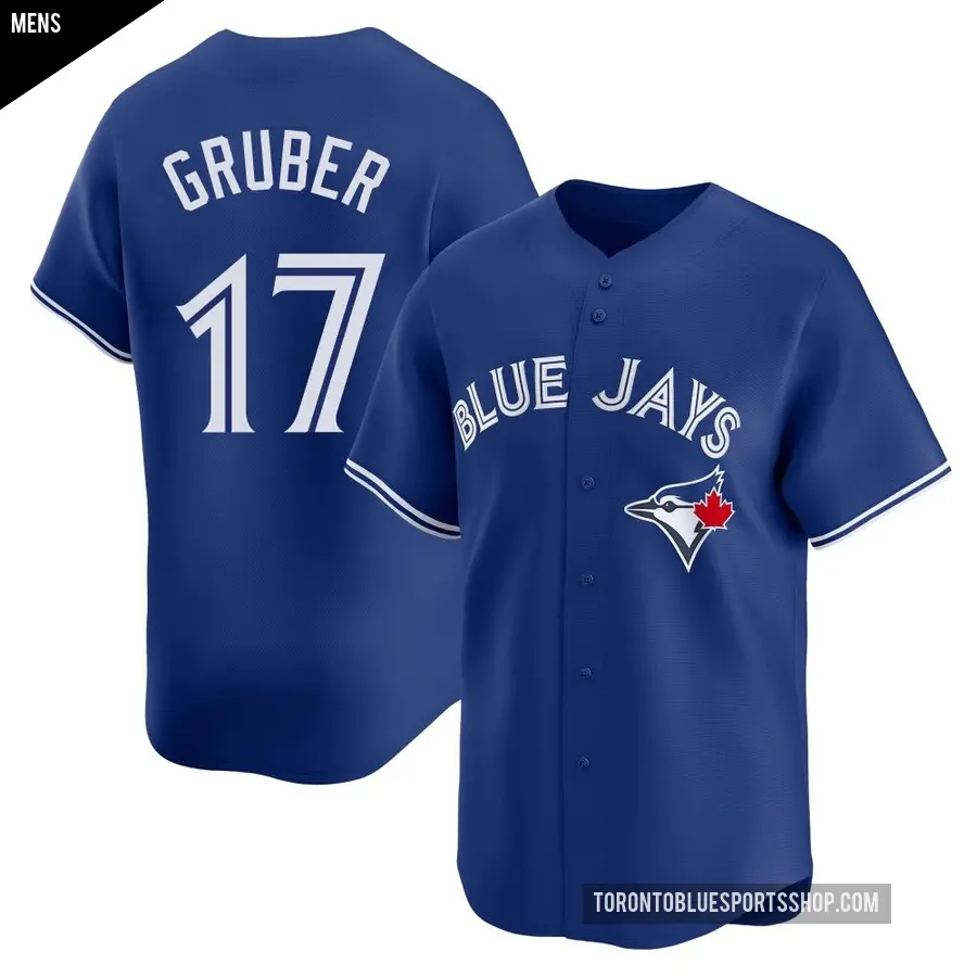 Men's Toronto Blue Jays ＃17 Kelly Gruber Limited Royal Alternate Jersey