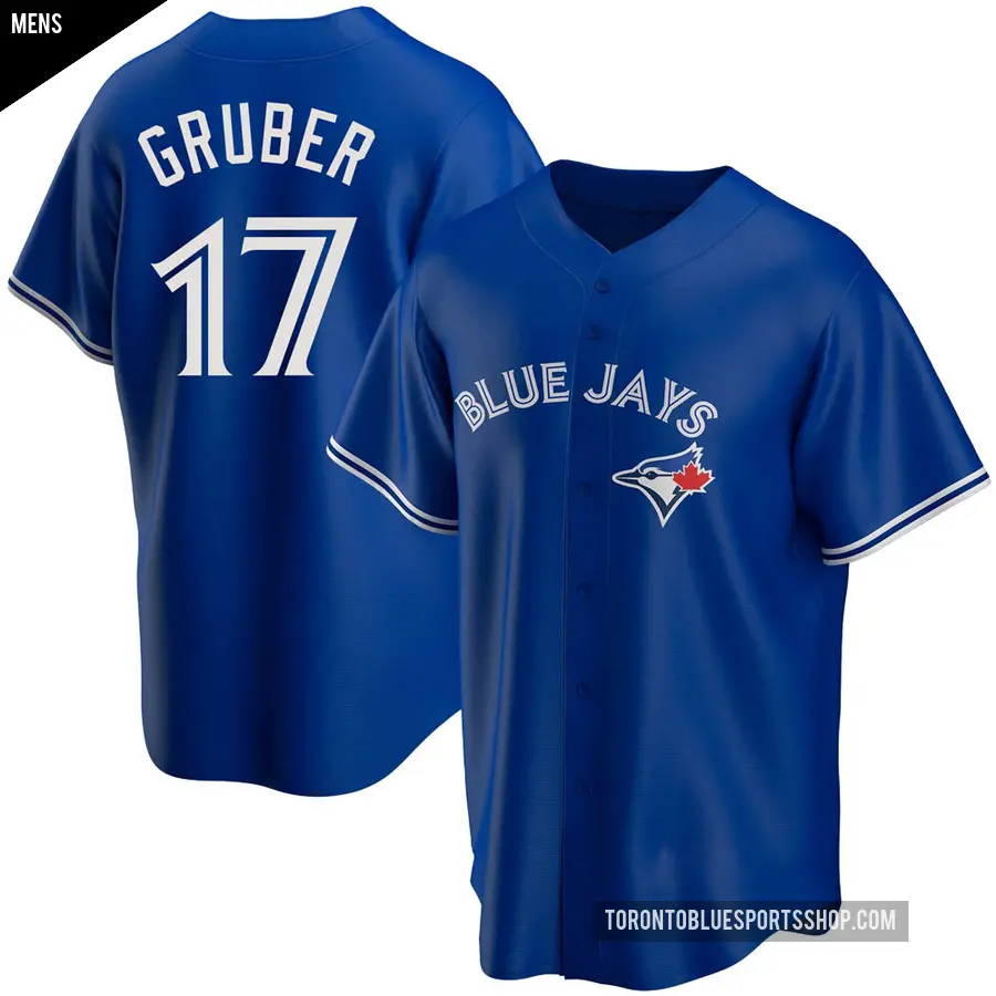 Men's Toronto Blue Jays ＃17 Kelly Gruber Replica Royal Alternate Jersey