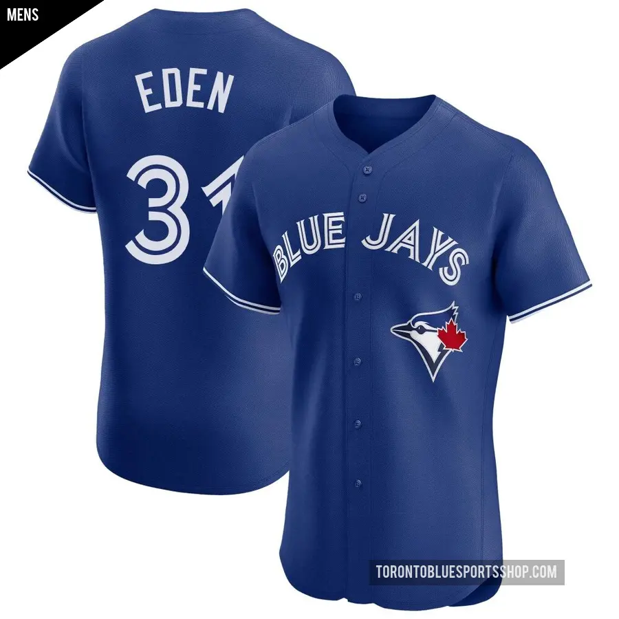 Men's Toronto Blue Jays ＃31 Cam Eden Elite Royal Alternate Jersey