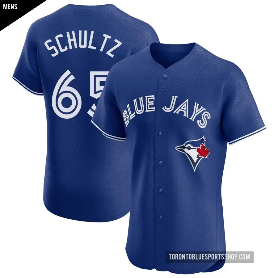 Men's Toronto Blue Jays ＃65 Paxton Schultz Elite Royal Alternate Jersey