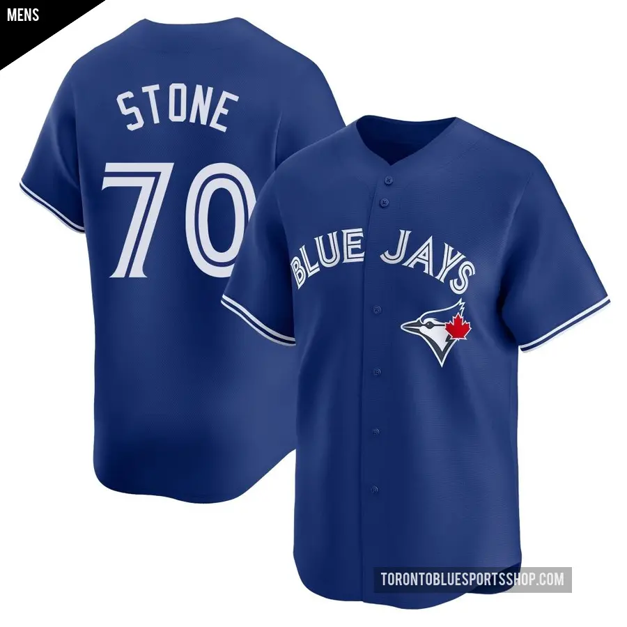 Men's Toronto Blue Jays ＃70 Alex Stone Limited Royal Alternate Jersey