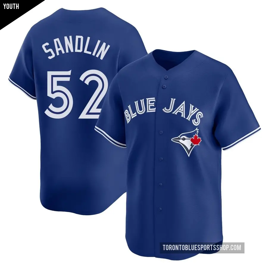 Youth Toronto Blue Jays ＃52 Nick Sandlin Limited Royal Alternate Jersey